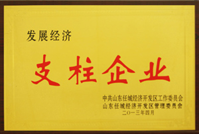被評為發(fā)展經(jīng)濟(jì)支柱企業(yè)