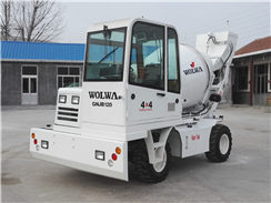 沃爾華集團(tuán)2臺(tái)混凝土自動(dòng)上料車順利出口法國(guó)